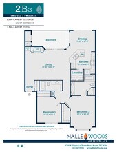 Two Bedroom Two Bath-2B3 212 floor plan